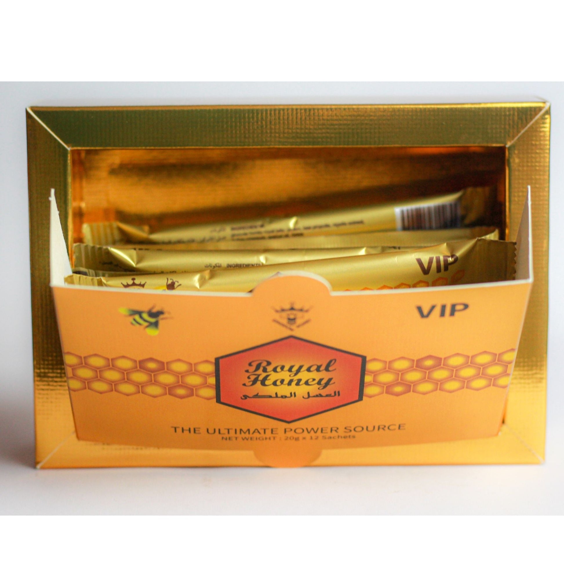 VIP Royal Honey for Him - Gold (12 Sachets - 20 G) VIP Royal Honey